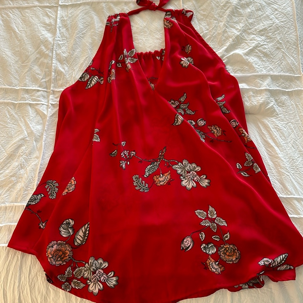 Halter style tank top